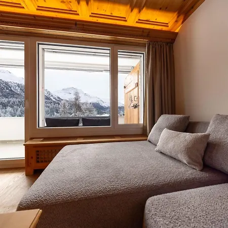 New Engadine Alpine - Pool & Sauna Lejlighed St. Moritz