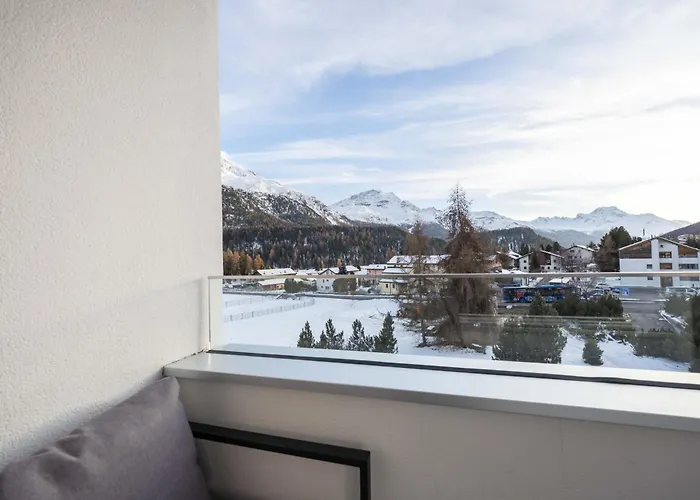 New Engadine Alpine - Pool & Sauna Appartement Sankt Moritz